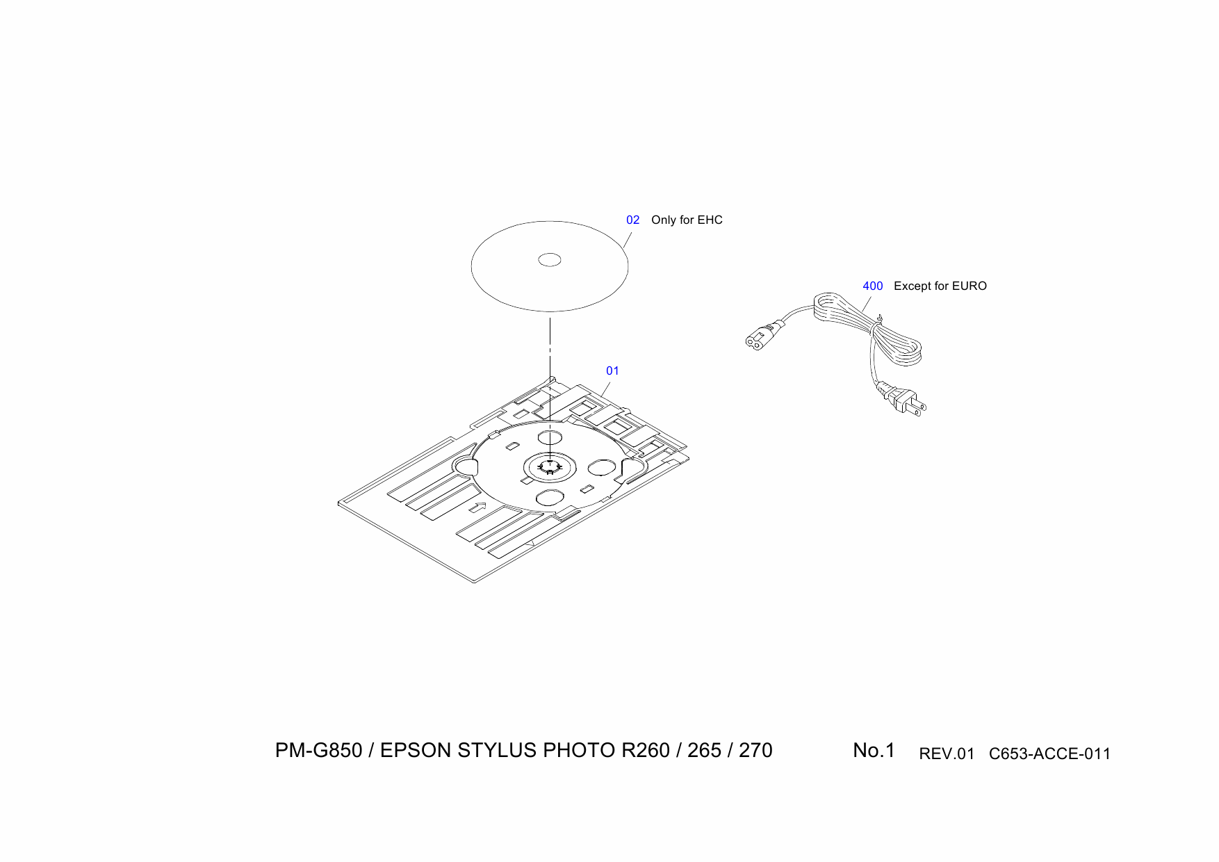 EPSON StylusPhoto R265 R260 R270 Parts Manual-5